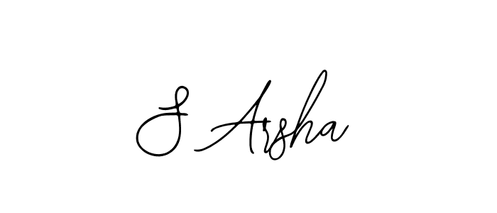 How to make S Arsha signature? Bearetta-2O07w is a professional autograph style. Create handwritten signature for S Arsha name. S Arsha signature style 12 images and pictures png