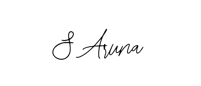 Also You can easily find your signature by using the search form. We will create S Aruna name handwritten signature images for you free of cost using Bearetta-2O07w sign style. S Aruna signature style 12 images and pictures png