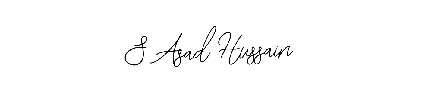 How to make S Asad Hussain signature? Bearetta-2O07w is a professional autograph style. Create handwritten signature for S Asad Hussain name. S Asad Hussain signature style 12 images and pictures png