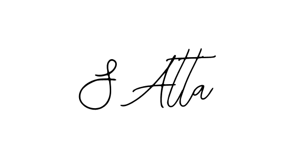 Bearetta-2O07w is a professional signature style that is perfect for those who want to add a touch of class to their signature. It is also a great choice for those who want to make their signature more unique. Get S Atta name to fancy signature for free. S Atta signature style 12 images and pictures png
