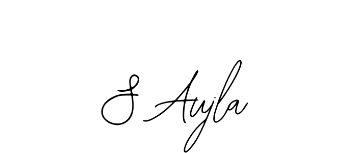 Also You can easily find your signature by using the search form. We will create S Aujla name handwritten signature images for you free of cost using Bearetta-2O07w sign style. S Aujla signature style 12 images and pictures png