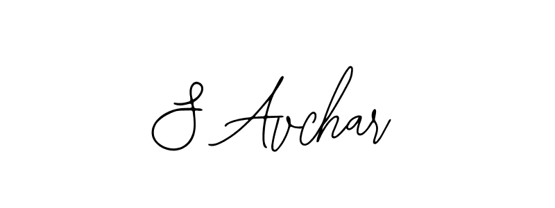 Create a beautiful signature design for name S Avchar. With this signature (Bearetta-2O07w) fonts, you can make a handwritten signature for free. S Avchar signature style 12 images and pictures png