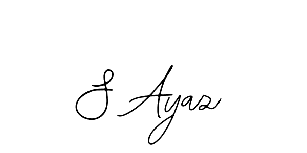 S Ayaz stylish signature style. Best Handwritten Sign (Bearetta-2O07w) for my name. Handwritten Signature Collection Ideas for my name S Ayaz. S Ayaz signature style 12 images and pictures png