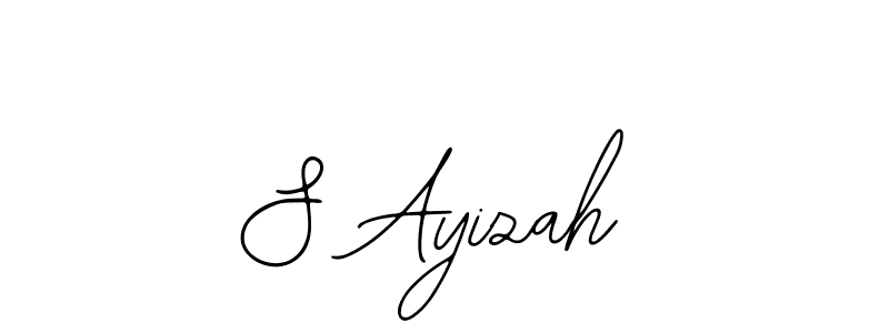 if you are searching for the best signature style for your name S Ayizah. so please give up your signature search. here we have designed multiple signature styles  using Bearetta-2O07w. S Ayizah signature style 12 images and pictures png