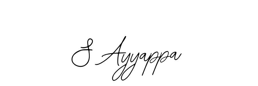Also we have S Ayyappa name is the best signature style. Create professional handwritten signature collection using Bearetta-2O07w autograph style. S Ayyappa signature style 12 images and pictures png