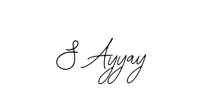 Also we have S Ayyay name is the best signature style. Create professional handwritten signature collection using Bearetta-2O07w autograph style. S Ayyay signature style 12 images and pictures png