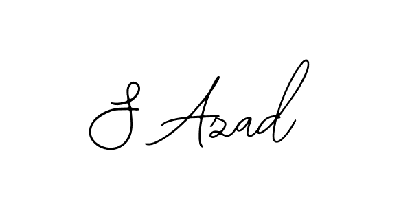 S Azad stylish signature style. Best Handwritten Sign (Bearetta-2O07w) for my name. Handwritten Signature Collection Ideas for my name S Azad. S Azad signature style 12 images and pictures png