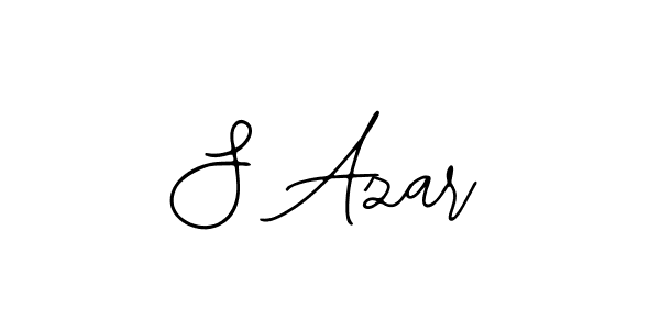 Design your own signature with our free online signature maker. With this signature software, you can create a handwritten (Bearetta-2O07w) signature for name S Azar. S Azar signature style 12 images and pictures png