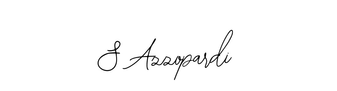 if you are searching for the best signature style for your name S Azzopardi. so please give up your signature search. here we have designed multiple signature styles  using Bearetta-2O07w. S Azzopardi signature style 12 images and pictures png