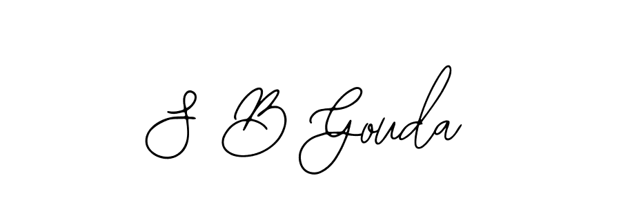 if you are searching for the best signature style for your name S B Gouda. so please give up your signature search. here we have designed multiple signature styles  using Bearetta-2O07w. S B Gouda signature style 12 images and pictures png