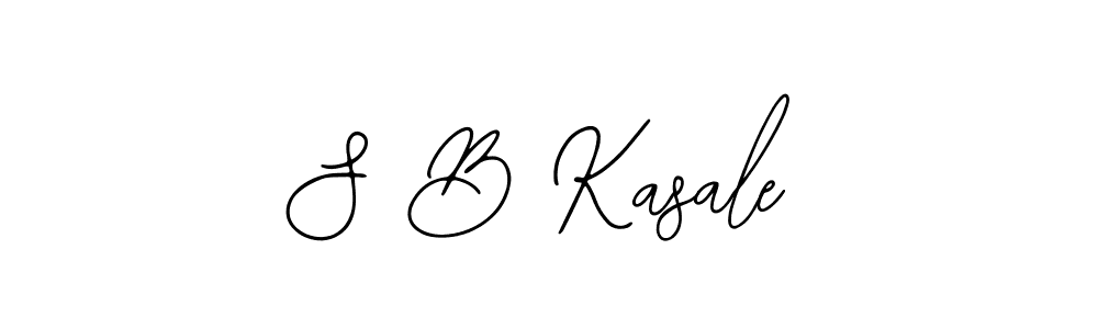 The best way (Bearetta-2O07w) to make a short signature is to pick only two or three words in your name. The name S B Kasale include a total of six letters. For converting this name. S B Kasale signature style 12 images and pictures png