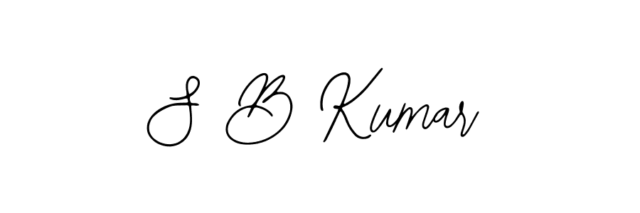 S B Kumar stylish signature style. Best Handwritten Sign (Bearetta-2O07w) for my name. Handwritten Signature Collection Ideas for my name S B Kumar. S B Kumar signature style 12 images and pictures png