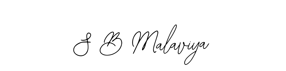 Use a signature maker to create a handwritten signature online. With this signature software, you can design (Bearetta-2O07w) your own signature for name S B Malaviya. S B Malaviya signature style 12 images and pictures png