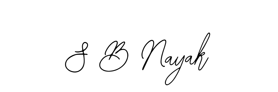 How to make S B Nayak signature? Bearetta-2O07w is a professional autograph style. Create handwritten signature for S B Nayak name. S B Nayak signature style 12 images and pictures png