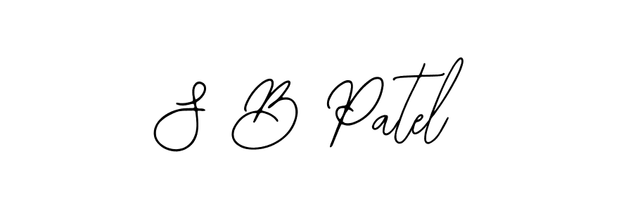 if you are searching for the best signature style for your name S B Patel. so please give up your signature search. here we have designed multiple signature styles  using Bearetta-2O07w. S B Patel signature style 12 images and pictures png