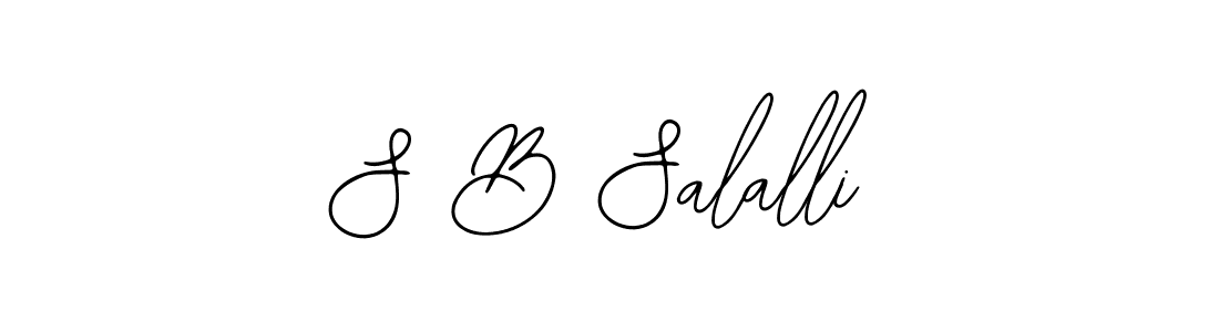 Use a signature maker to create a handwritten signature online. With this signature software, you can design (Bearetta-2O07w) your own signature for name S B Salalli. S B Salalli signature style 12 images and pictures png
