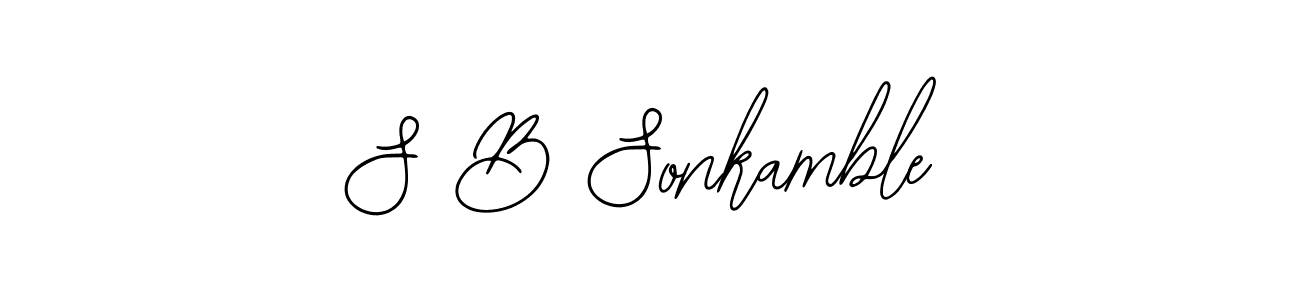 Similarly Bearetta-2O07w is the best handwritten signature design. Signature creator online .You can use it as an online autograph creator for name S B Sonkamble. S B Sonkamble signature style 12 images and pictures png