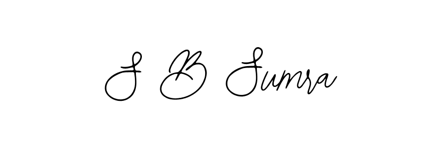 The best way (Bearetta-2O07w) to make a short signature is to pick only two or three words in your name. The name S B Sumra include a total of six letters. For converting this name. S B Sumra signature style 12 images and pictures png