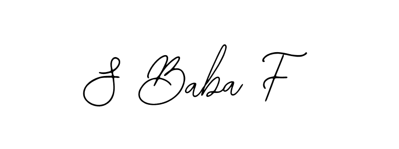 How to make S Baba F signature? Bearetta-2O07w is a professional autograph style. Create handwritten signature for S Baba F name. S Baba F signature style 12 images and pictures png