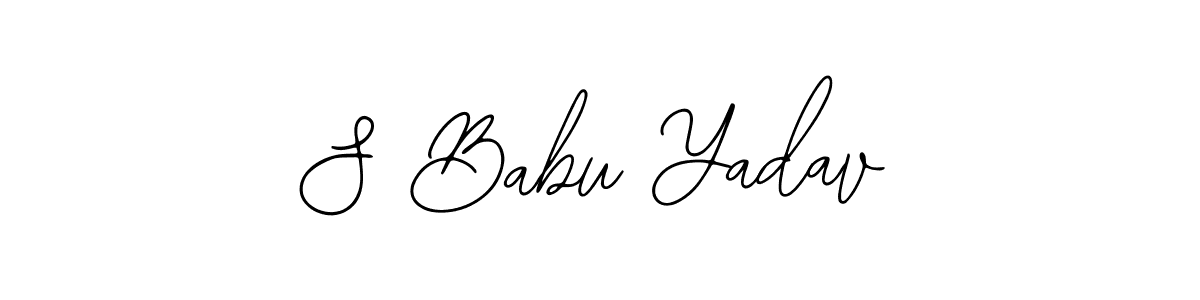 Make a short S Babu Yadav signature style. Manage your documents anywhere anytime using Bearetta-2O07w. Create and add eSignatures, submit forms, share and send files easily. S Babu Yadav signature style 12 images and pictures png