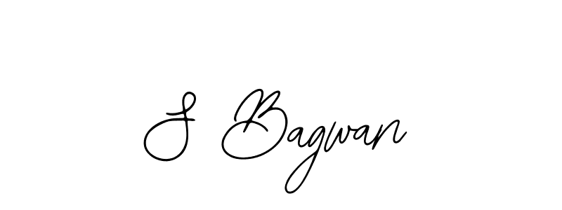 The best way (Bearetta-2O07w) to make a short signature is to pick only two or three words in your name. The name S Bagwan include a total of six letters. For converting this name. S Bagwan signature style 12 images and pictures png