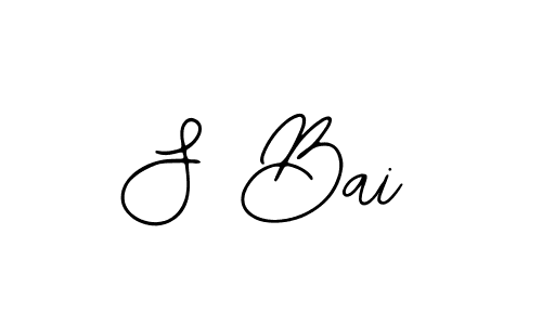 Use a signature maker to create a handwritten signature online. With this signature software, you can design (Bearetta-2O07w) your own signature for name S Bai. S Bai signature style 12 images and pictures png