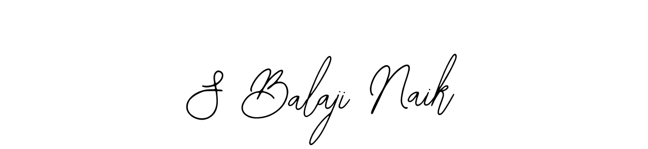Create a beautiful signature design for name S Balaji Naik. With this signature (Bearetta-2O07w) fonts, you can make a handwritten signature for free. S Balaji Naik signature style 12 images and pictures png