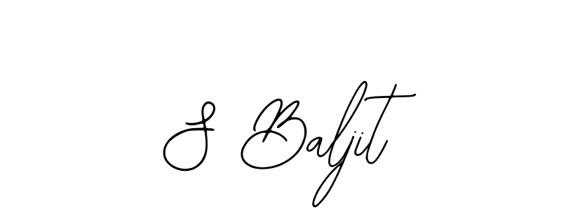 It looks lik you need a new signature style for name S Baljit. Design unique handwritten (Bearetta-2O07w) signature with our free signature maker in just a few clicks. S Baljit signature style 12 images and pictures png
