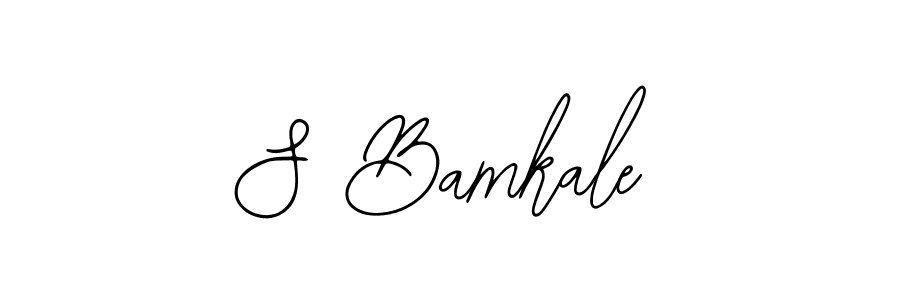 How to make S Bamkale name signature. Use Bearetta-2O07w style for creating short signs online. This is the latest handwritten sign. S Bamkale signature style 12 images and pictures png