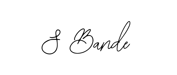 You can use this online signature creator to create a handwritten signature for the name S Bande. This is the best online autograph maker. S Bande signature style 12 images and pictures png