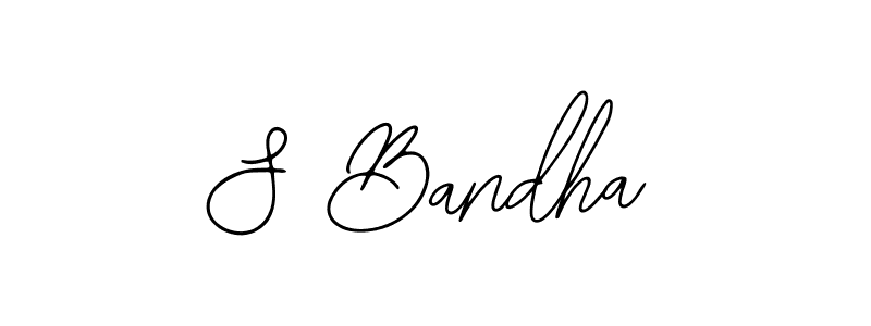 S Bandha stylish signature style. Best Handwritten Sign (Bearetta-2O07w) for my name. Handwritten Signature Collection Ideas for my name S Bandha. S Bandha signature style 12 images and pictures png