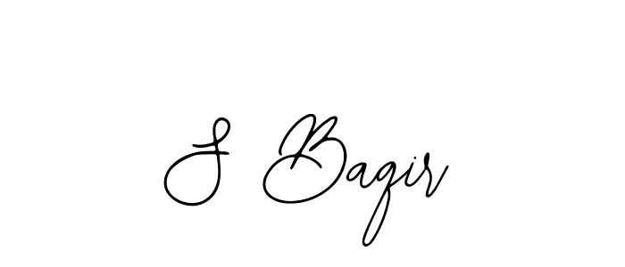 if you are searching for the best signature style for your name S Baqir. so please give up your signature search. here we have designed multiple signature styles  using Bearetta-2O07w. S Baqir signature style 12 images and pictures png