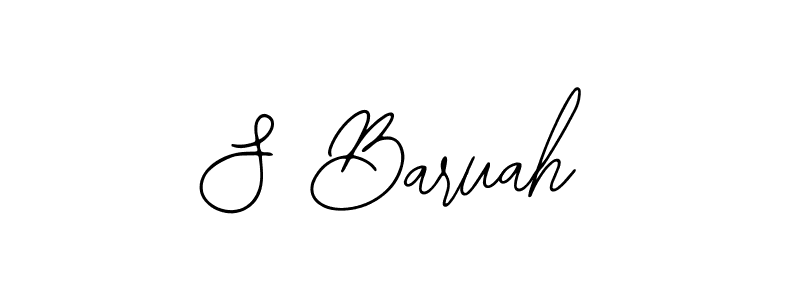 S Baruah stylish signature style. Best Handwritten Sign (Bearetta-2O07w) for my name. Handwritten Signature Collection Ideas for my name S Baruah. S Baruah signature style 12 images and pictures png