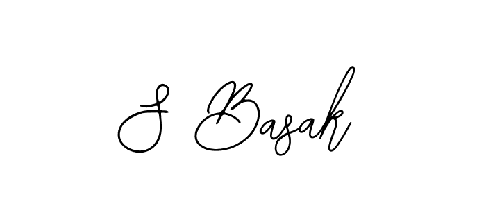 How to Draw S Basak signature style? Bearetta-2O07w is a latest design signature styles for name S Basak. S Basak signature style 12 images and pictures png