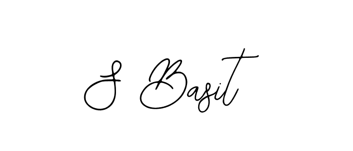 Make a beautiful signature design for name S Basit. Use this online signature maker to create a handwritten signature for free. S Basit signature style 12 images and pictures png