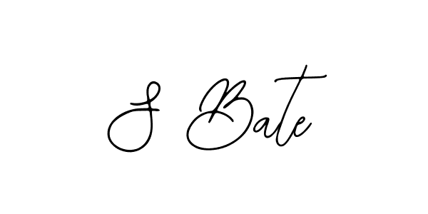 Bearetta-2O07w is a professional signature style that is perfect for those who want to add a touch of class to their signature. It is also a great choice for those who want to make their signature more unique. Get S Bate name to fancy signature for free. S Bate signature style 12 images and pictures png
