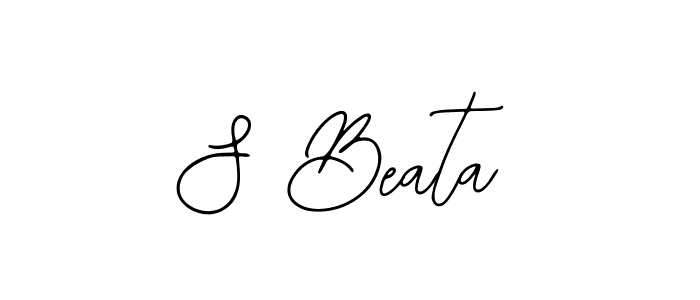 How to make S Beata signature? Bearetta-2O07w is a professional autograph style. Create handwritten signature for S Beata name. S Beata signature style 12 images and pictures png