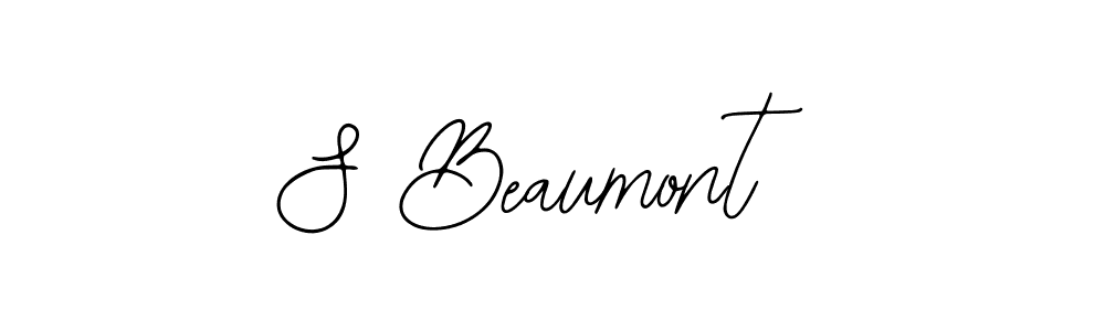 How to make S Beaumont name signature. Use Bearetta-2O07w style for creating short signs online. This is the latest handwritten sign. S Beaumont signature style 12 images and pictures png