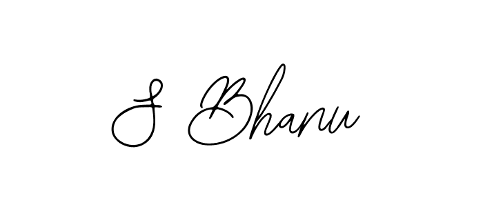 Use a signature maker to create a handwritten signature online. With this signature software, you can design (Bearetta-2O07w) your own signature for name S Bhanu. S Bhanu signature style 12 images and pictures png