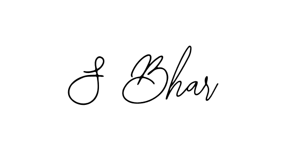 S Bhar stylish signature style. Best Handwritten Sign (Bearetta-2O07w) for my name. Handwritten Signature Collection Ideas for my name S Bhar. S Bhar signature style 12 images and pictures png