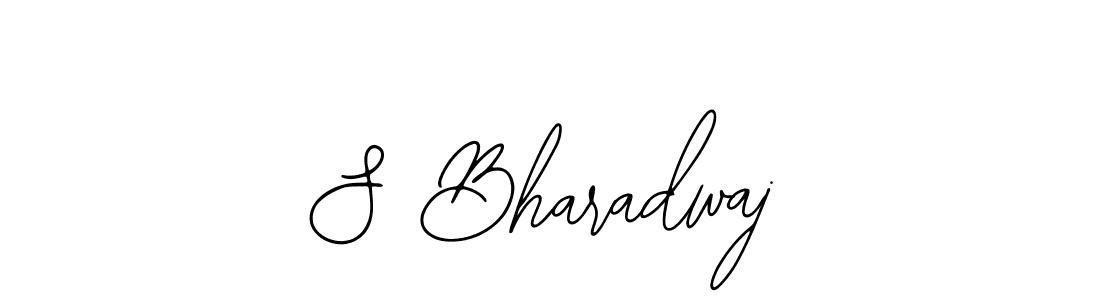 if you are searching for the best signature style for your name S Bharadwaj. so please give up your signature search. here we have designed multiple signature styles  using Bearetta-2O07w. S Bharadwaj signature style 12 images and pictures png