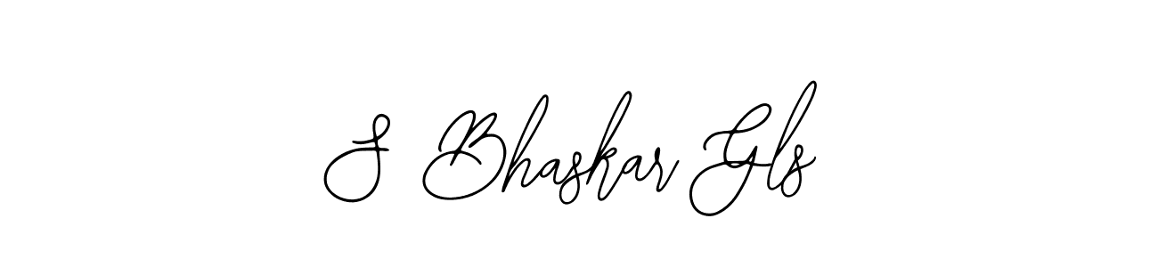 Make a beautiful signature design for name S Bhaskar Gls. Use this online signature maker to create a handwritten signature for free. S Bhaskar Gls signature style 12 images and pictures png
