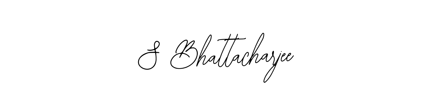 Create a beautiful signature design for name S Bhattacharjee. With this signature (Bearetta-2O07w) fonts, you can make a handwritten signature for free. S Bhattacharjee signature style 12 images and pictures png