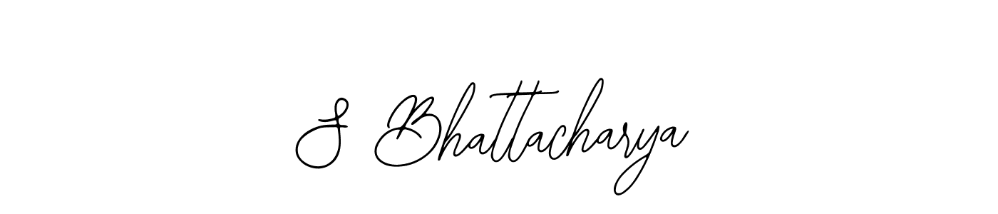 S Bhattacharya stylish signature style. Best Handwritten Sign (Bearetta-2O07w) for my name. Handwritten Signature Collection Ideas for my name S Bhattacharya. S Bhattacharya signature style 12 images and pictures png