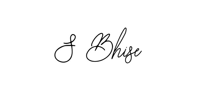 Use a signature maker to create a handwritten signature online. With this signature software, you can design (Bearetta-2O07w) your own signature for name S Bhise. S Bhise signature style 12 images and pictures png