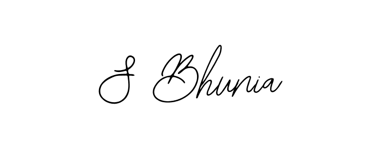 S Bhunia stylish signature style. Best Handwritten Sign (Bearetta-2O07w) for my name. Handwritten Signature Collection Ideas for my name S Bhunia. S Bhunia signature style 12 images and pictures png