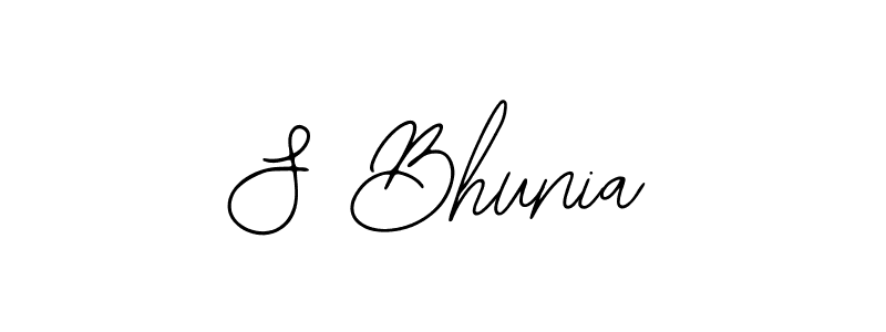 S Bhunia stylish signature style. Best Handwritten Sign (Bearetta-2O07w) for my name. Handwritten Signature Collection Ideas for my name S Bhunia. S Bhunia signature style 12 images and pictures png