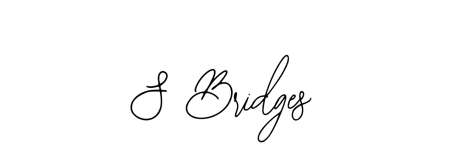 How to Draw S Bridges signature style? Bearetta-2O07w is a latest design signature styles for name S Bridges. S Bridges signature style 12 images and pictures png