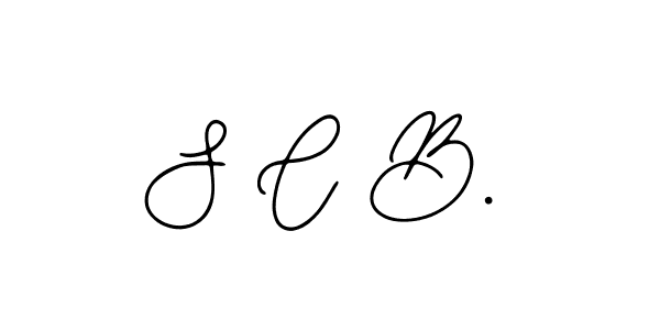 The best way (Bearetta-2O07w) to make a short signature is to pick only two or three words in your name. The name S C B. include a total of six letters. For converting this name. S C B. signature style 12 images and pictures png