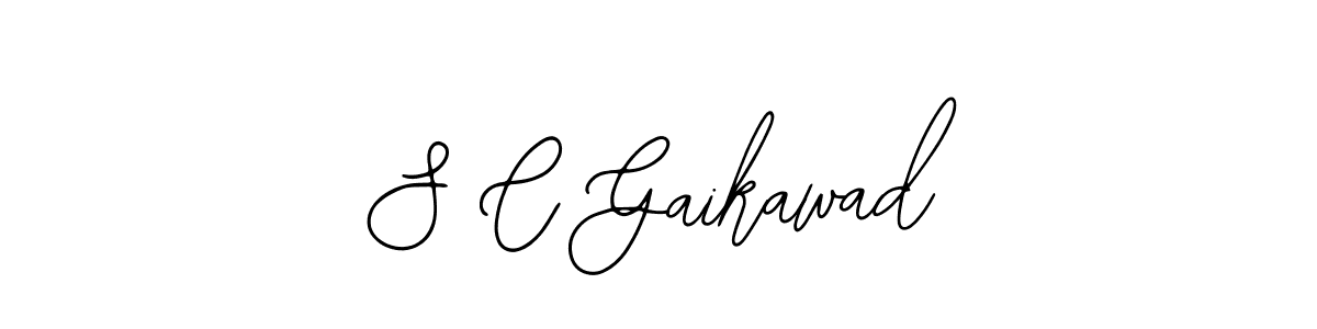 S C Gaikawad stylish signature style. Best Handwritten Sign (Bearetta-2O07w) for my name. Handwritten Signature Collection Ideas for my name S C Gaikawad. S C Gaikawad signature style 12 images and pictures png